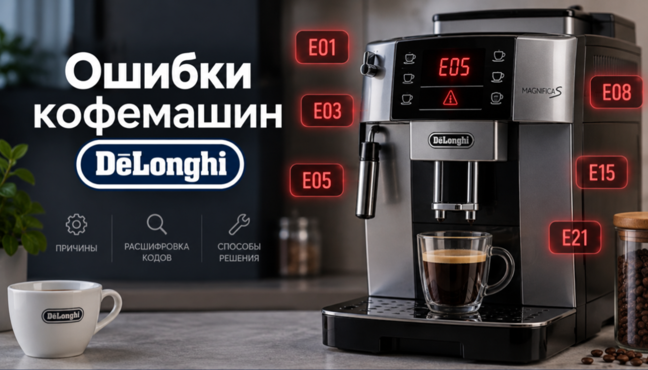 Ремонт кофемашин Delonghi